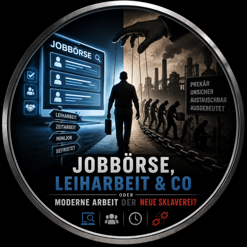 Jobb&ouml;rse, Leiharbeit & Co &ndash; Moderne Arbeit oder neue Sklaverei?