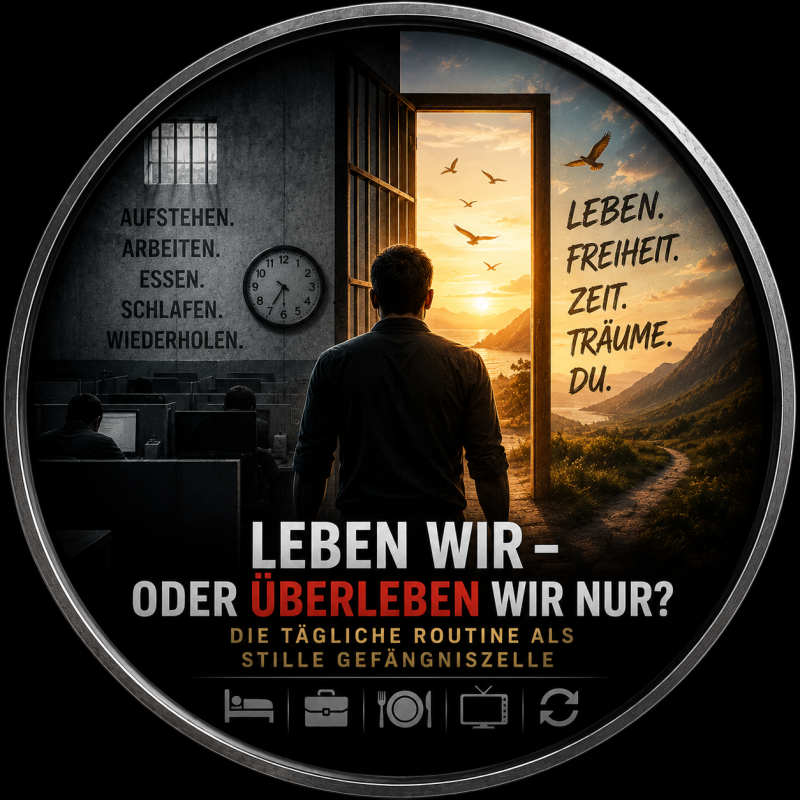 Leben wir &ndash; oder &uuml;berleben wir nur? Die t&auml;gliche Routine als stille Gef&auml;ngniszelle