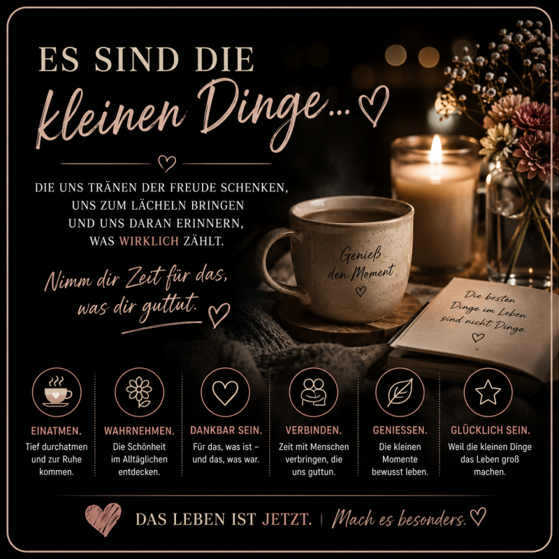 Es sind die kleinen Dinge &hellip;