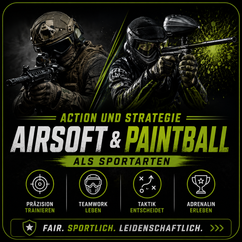 Action und Strategie: Airsoft und Paintball als Sportarten