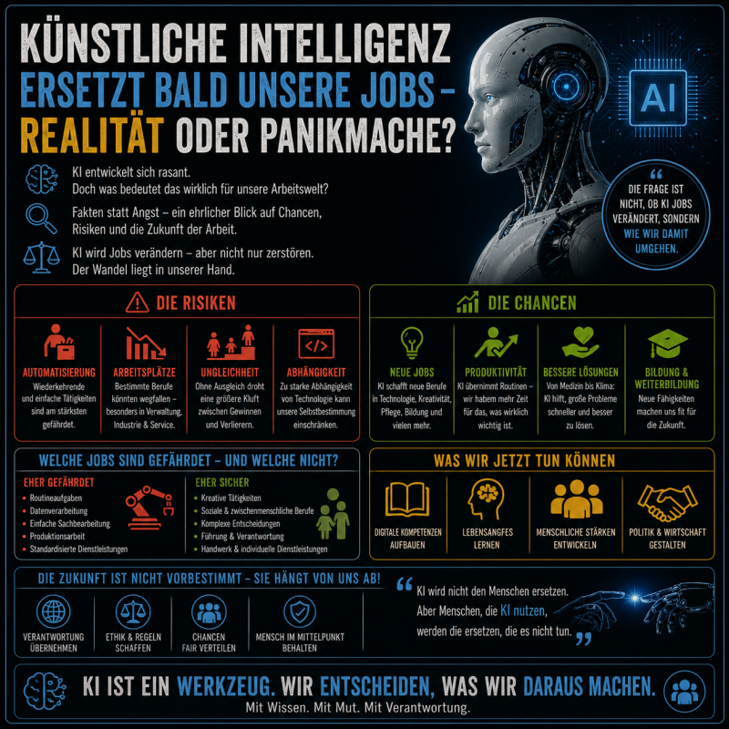 K&uuml;nstliche Intelligenz ersetzt bald unsere Jobs &ndash; Realit&auml;t oder Panikmache?