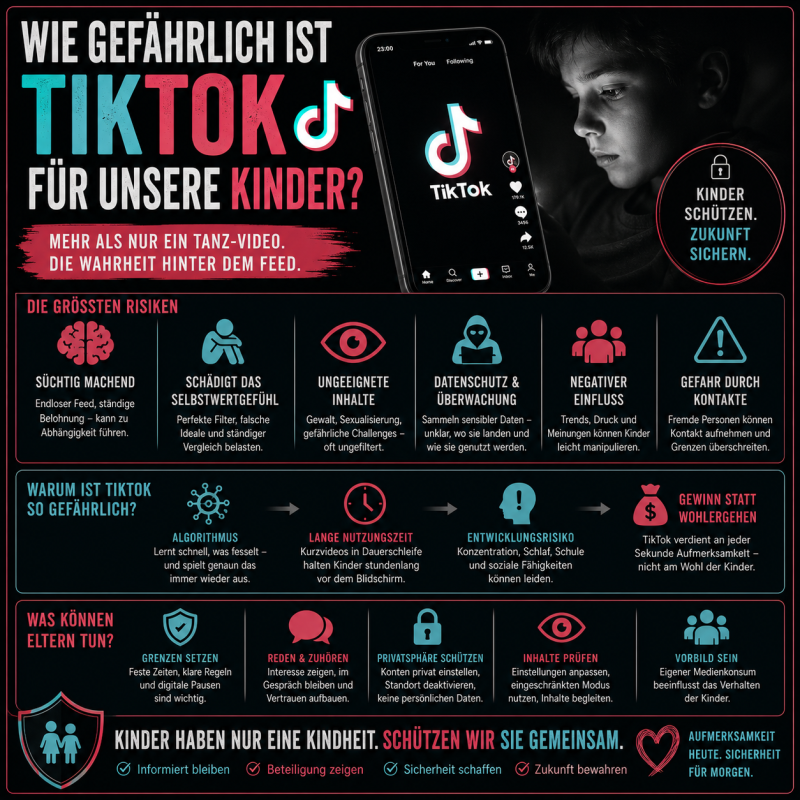 Wie gef&auml;hrlich ist TikTok f&uuml;r unsere Kinder?